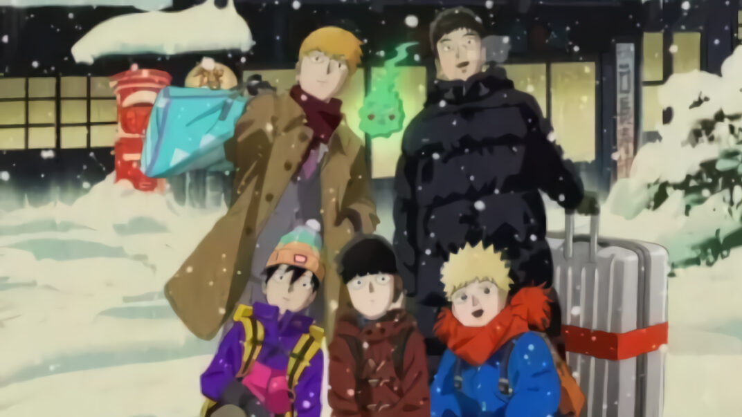 Poster of Mob Psycho 100 The Spirits and Such Consultation Offices First Company Outing A Healing Trip That Warms the Heart