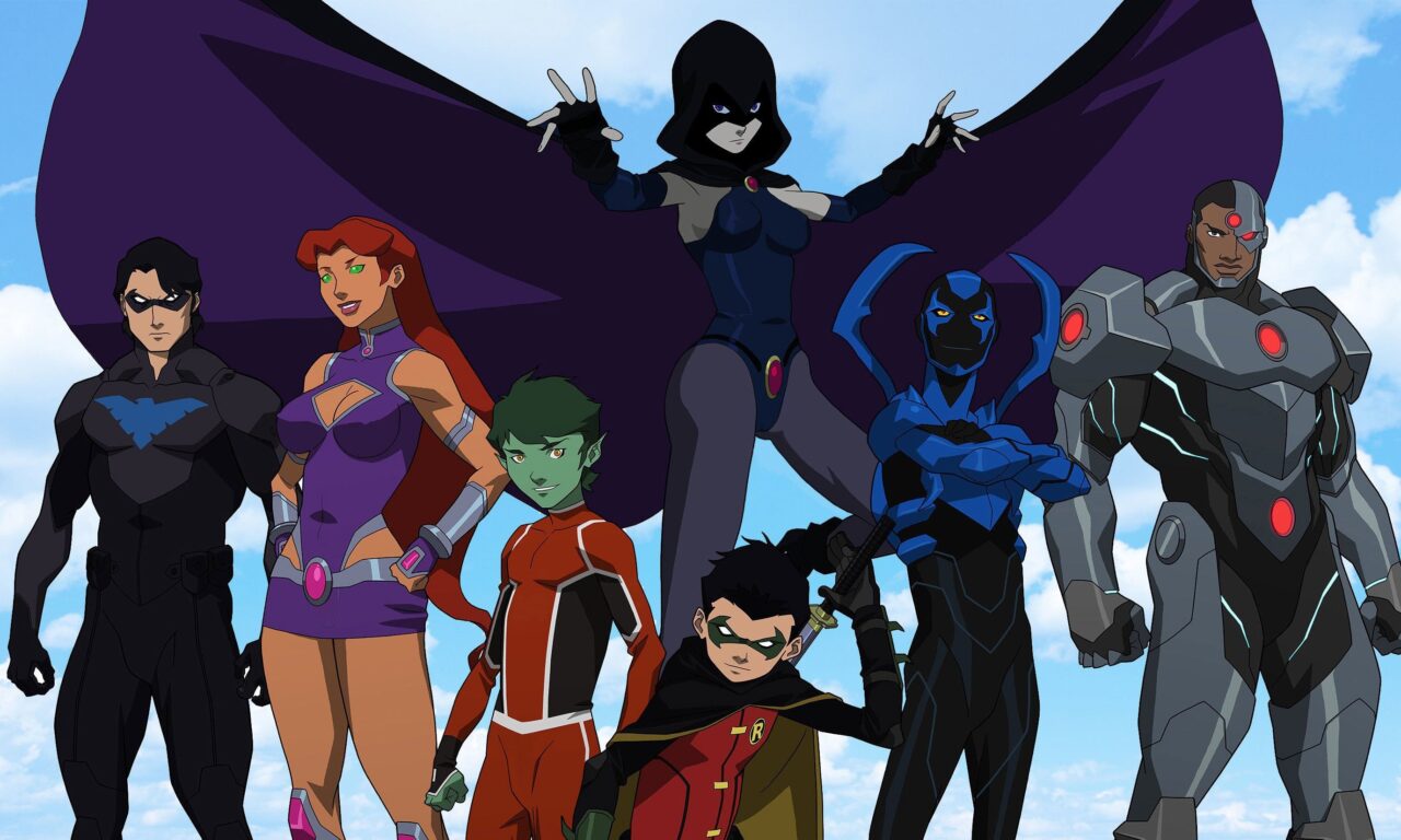 Poster of Liên Minh Công Lý Đụng Độ Nhóm Teen Titans