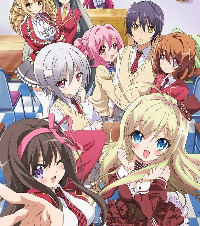 Poster of Ore no Nounai Sentakushi ga Gakuen Love Comedy wo Zenryoku de Jama Shiteiru