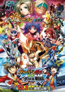 Xem phim Inazuma Eleven Go vs Danball Senki W Movie  - Gekijouban Inazuma Eleven Go vs Danball Senki W (2012)